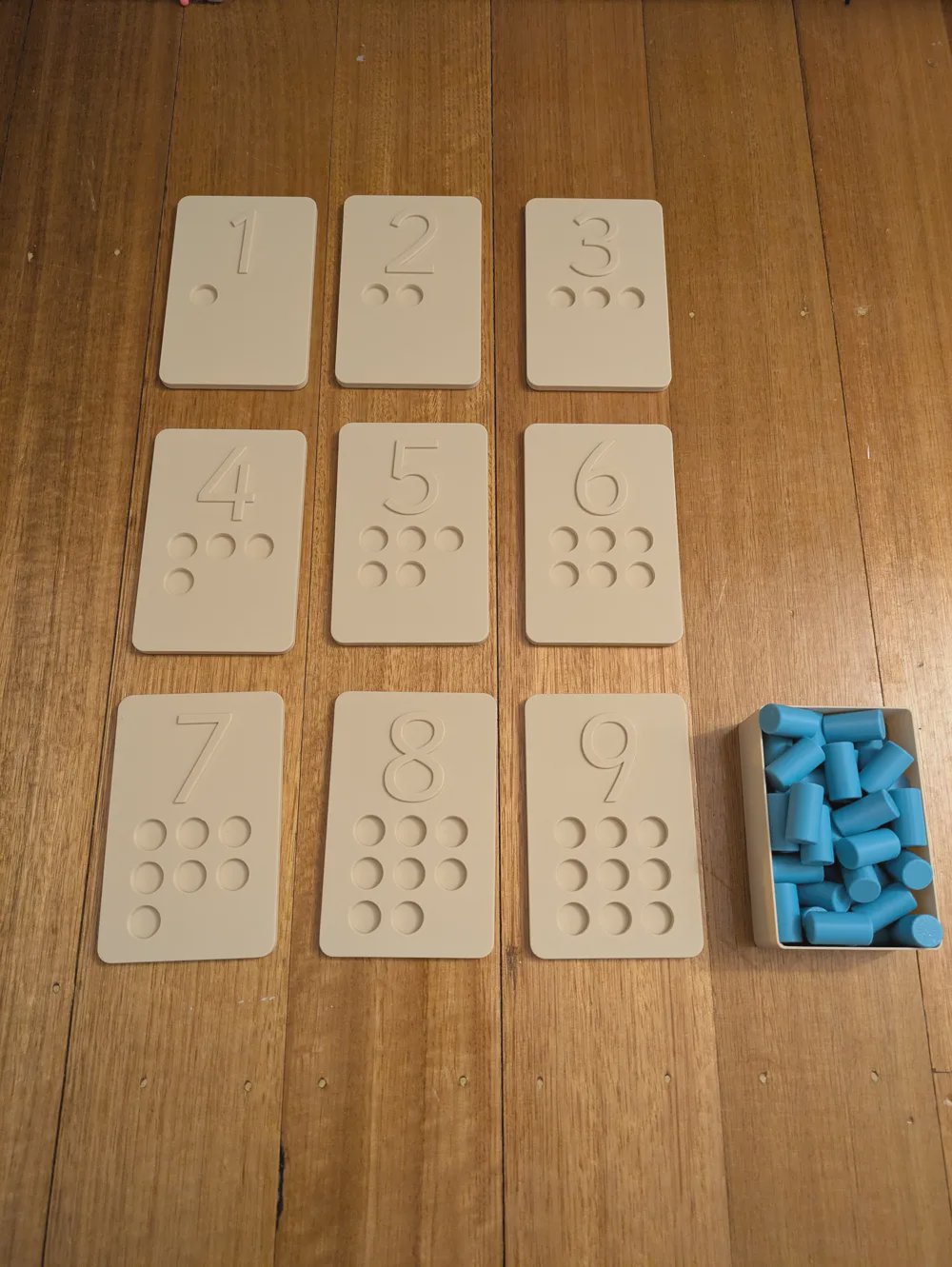 Juego didáctico de conteo